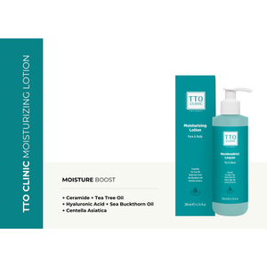Lotion hydratante TTO Clinic 200ml, lotion hydratante à la céramide, à l'huile d'arbre à thé, à l'acide hyaluronique, à l'argousier et à la centella, soin de la peau - Product Image 2