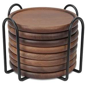 Sous-verres en bois tendance de qualité supérieure avec un design antique complexe pour une ambiance sophistiquée - Product Image 1