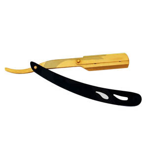 Maquinilla de afeitar profesional de doble hoja para hombre con mango de madera y bolsa Desechable cara y cuerpo uso perfecto afeitado - Product Image 4