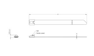 للبيع بالجملة مقاطع حافة من قطعتين علاقات كبل من الفولاذ المقاوم للصدأ مضادة الأشعة فوق الصوتية للطاقة الشمسية الأسترالية - Product Image 2