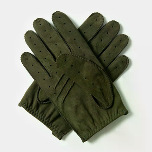 Gants de conduite en cuir de vache personnalisés à logo, très vendus, hautement performants, décontractés et élégants, avec une fonction de sécurité - Product Image 4
