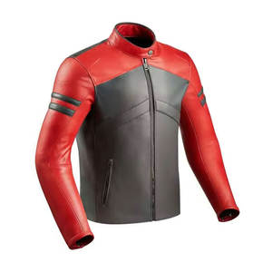 Chaqueta de Motociclismo de Alta Calidad para Hombre, Chaqueta de Cuero en el Mejor Material, Venta al por Mayor Económica con Diseño - Product Image 3