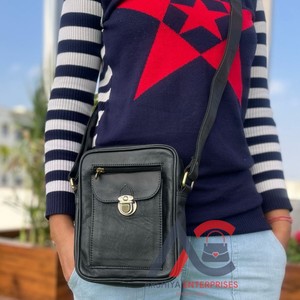 ใหม่Handmade Full Grainของแท้Crunchกระเป๋าถือหนังสไตล์ผู้หญิงจริงVINTAGEหนังสํานักงานใช้Cross Bodyไหล่กระเป๋า - Product Image 1