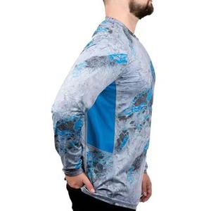 Custom Long Sleeve Fishing Hoodies 100% Cotton Quick Dry Lightweight Recycled Winter Sweatpants basics Sublimation <b>Man</b> Hoodie - Product Image 2