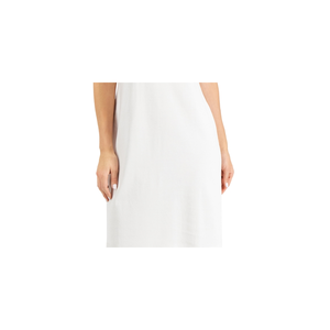 Abito da donna Karen Scott con scollo a cuore e dettagli all'uncinetto, traspirante, bianco, taglia grande, lunghezza maxi, naturale, per il giorno del club - Product Image 3