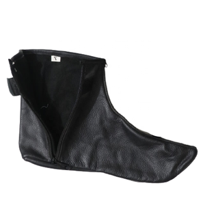 <b>Winter</b> Youth Children Thigh High Seamless Knitted <b>Socks</b> Zipper Slipper Khuffs Eco-Friendly high quality Original leather <b>Socks</b> - Product Image 5