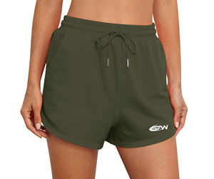 Women Twill Casual Shorts <b>Utility</b> Design with Durable Fabric Elastic Waistband Multiple Pockets Suitable for Active Casual Style - Product Image 6