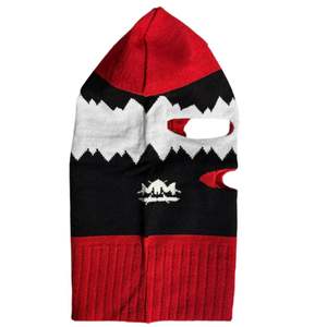 Masque facial en tricot Balaclava Masque de ski d'hiver Couvre-visage complet Chaud Tricot jacquard Vêtements de rue - Product Image 3