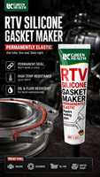 Green Health RTV Silicone Gasket Maker Haute Température 350°C Scellant Résistant aux Fluides et aux Huiles pour Joint de Tuyau d'Échappement
