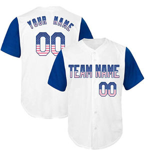 Camiseta de Béisbol con Cuello en V, Personalizada, Transpirable, de Alta Calidad, Unisex, Informal, de Manga Corta, para Deportes de Equipo, 180g, 100% - Product Image 5