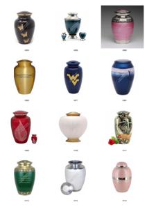 Urnes de crémation en aluminium de style américain pour adultes, petites, moyennes et grandes, en laiton, bocaux pour funérailles commémoratives. - Product Image 6