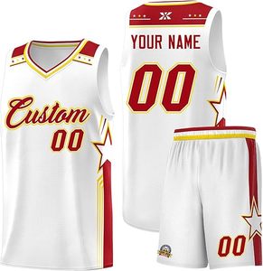 Custom Basketball Uniform Personalized Printed Team and Number Basketball Top Set and <b>Shorts</b> Sports industry - Product Image 6