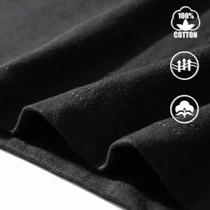 Camiseta Personalizada de Manga Corta para Hombre, de Poliéster/Algodón, de Alta Calidad, con Serigrafía, Tejida, Lisa, Informal, con Cuello Redondo - Product Image 3