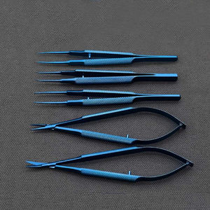 ชุดเครื่องมือผ่าตัดสแตนเลส กรรไกรจุลศัลยกรรมตา QNQ กรรไกรคาสโตรวิเยโฮสำหรับกระจกตา กรรไกรตัดเยื่อแก้วตา - Product Image 6