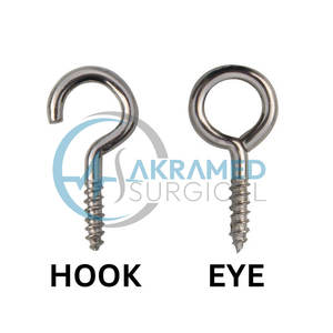 Crochets pour les yeux sur mesure à vente chaude Source d'alimentation manuelle Base de prix bon marché en gros d'instruments chirurgicaux à vendre en ligne - Product Image 2