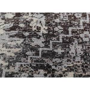 Tapis en laine afghane noué à la main gris et noir Viscaya, motif médaillon, 9x12, tapis de salon pour adolescents, pour la décoration de la maison - Product Image 3