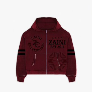 Sudadera con capucha completa para hombre, 350 gramos, 80% algodón, 20% poliéster, forro polar tejido, invierno, logotipo bordado frontal personalizado con pedrería, calidad premium - Product Image 1