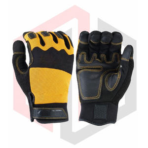 Guantes de seguridad de protección personal de fábrica Material sintético para trabajo mecánico Guantes DE TRABAJO PPE para mecánicos - Product Image 1