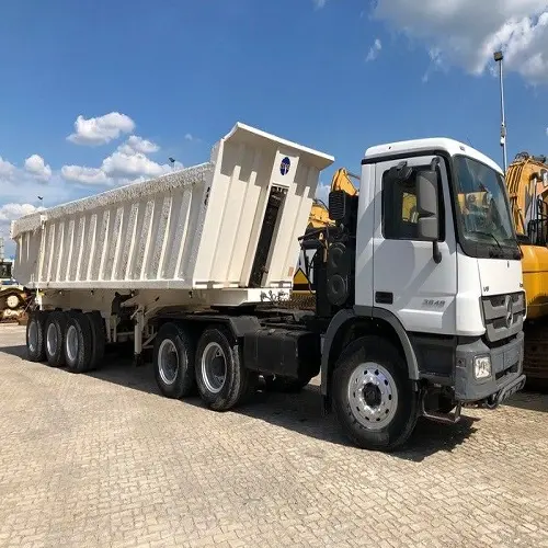 Mercedes Benz Actros-camión de carga con cabezal de remolque, camión de carga de 10 ruedas, 6x4, segunda mano, 2644