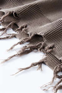 Sudadera de punto para hombre, de algodón grueso, estilo oversize, con efecto lavado vintage, degradado y desgastado, moda de invierno 2026, al por mayor - Product Image 2