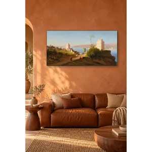 Impression sur toile de la forteresse de Rumeli sur le rivage du Bosphore, Fida Charles Frre - Product Image 2