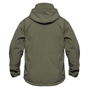 Nueva chaqueta de concha suave a la moda hecha a medida para hombre, cortavientos, impermeable, caliente, logotipo personalizado, cálida chaqueta Softshell para hombre - Product Image 2