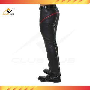 Pantalones de Motociclismo de Cuero para Hombre de Alta Calidad, Personalizables, de Manga Larga, Forro Transpirable para Invierno - Product Image 4
