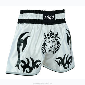 Pantalones Cortos de Muay Thai Unisex, Ropa Deportiva de Poliéster para Adultos, Ropa de Artes Marciales Personalizada OEM para Todos los Géneros - Product Image 4