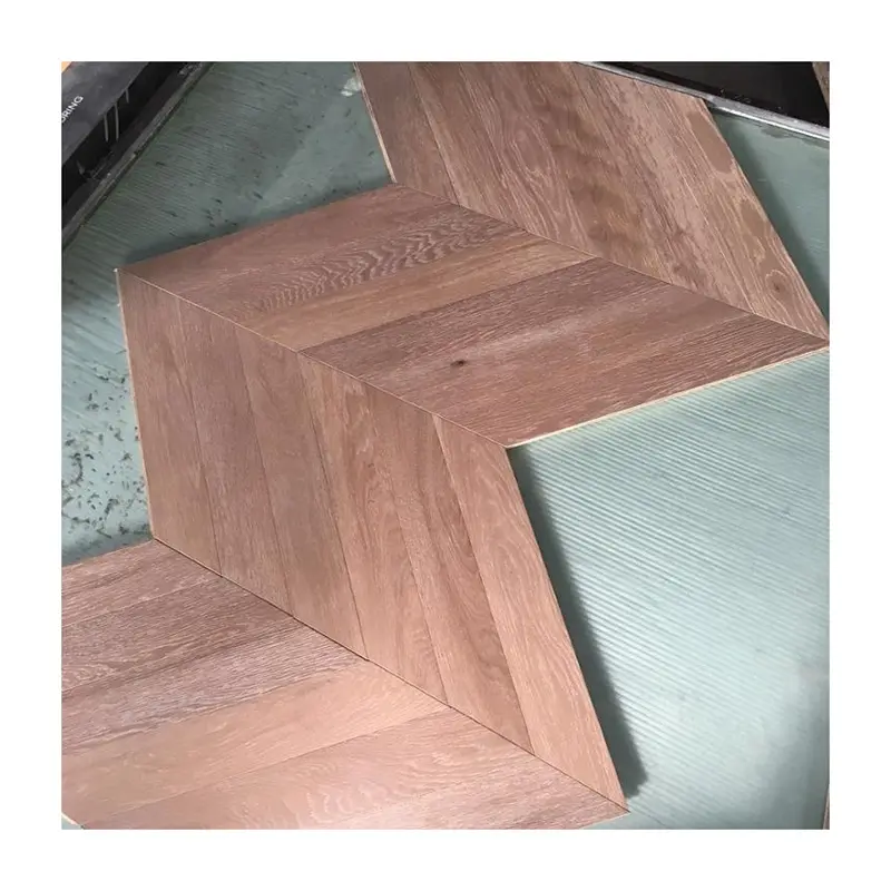 Meilleure vente d'usine de parquet en chêne français à chevrons 3mm