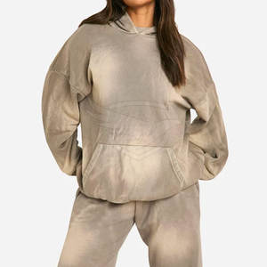 Ropa informal Sudaderas con capucha de lavado ácido de color personalizado Material de poliéster de algodón ligero Sudaderas con capucha de lavado ácido hechas en Pakistán - Product Image 1