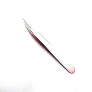 Pince à cils en acier inoxydable avec logo personnalisé de la meilleure qualité Outil de beauté durable de marque privée pour le soin des cils - Product Image 1