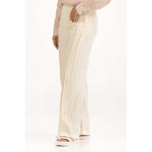 Pantalones Palazzo de Pierna Ancha y Corte Recto de Cintura Alta WM-NDJ-SS25-010, Pantalones Estilo Cargo de Tela Oxford Transpirable con Efecto Arrugado - Product Image 4