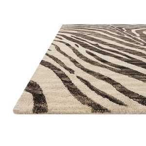 Tapis imprimé zèbre motif Animal moderne tapis de zone tapis de Style Safari noir et blanc pour salon chambre décor à la maison contemporain - Product Image 4