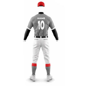 Uniformes de baseball pour hommes avec logo personnalisé imprimé, respirants, grandes tailles - Dernier design, taille personnalisée, haute qualité - Product Image 4