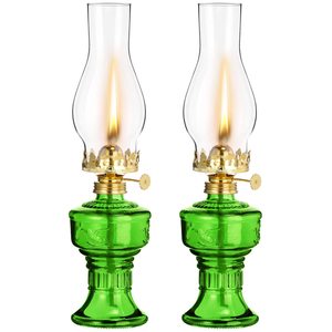 Customized Color Size logo Round clear Red Lighting Glass Oil <strong>Lantern</strong> <strong>Lamp</strong> with Handle for Outside Home Holiday - Product Image 1