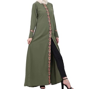Nouvelle arrivée, vente chaude, vêtements pour femmes, vente en gros, meilleur service OEM, abaya islamique, robe longue, nouvelle arrivée, extensible dans quatre directions - Product Image 3
