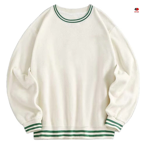 Sudadera de corte regular 100% algodón vintage de invierno ODM con lazo frontal y perlas decorativas - Product Image 4