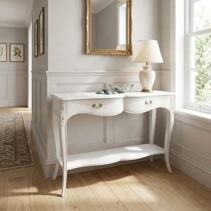 Table console provinciale française Table de salon classique Table d'entrée Table de console de couloir en bois pour meubles d'hôtel - Product Image 2