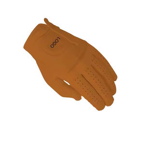 Gants de golf en cuir Cabretta véritable pour hommes, protection UV, sangle de poignet réglable, style sportif avec perforations – Vente chaude - Product Image 4