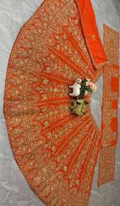 Lehenga Choli de Georgette Sintética de 4 Metros de Calidad Excepcional, Ropa Moderna para Mujer India/Pakistaní, Secado Rápido, para Todas las Temporadas - Product Image 5