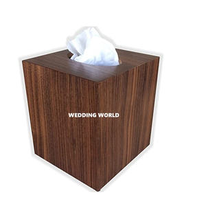 Caja de pañuelos de madera con forma de rectángulo de lujo, clásica, elegante, hecha a mano, más vendida, utensilios de cocina, mesa, nueva caja de pañuelos de madera al por mayor - Product Image 3