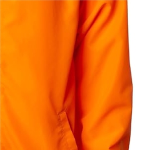 Veste de pluie extérieure en nylon pour hommes, imperméable, fermeture à glissière et logo avant enduit pour la saison printanière - Product Image 4