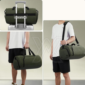 กระเป๋าหนังดัฟเฟิลกระเป๋าเดินทาง - Product Image 3