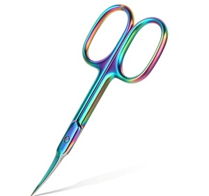 High Quality Stainless Steel Beauty <b>Scissors</b> Straight Curved Cuticle Manicure Eyebrow Trimming <b>Nail</b> <b>Scissors</b> Sharp - Product Image 1