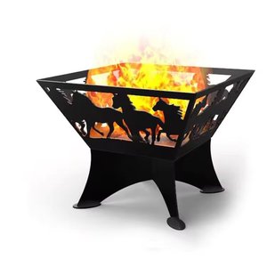 Top Trending Metal <b>Iron</b> <b>Fire</b> <b>Pit</b> Round Shape Indoor and Outdoor Black Finished Heavy Duty Thicker <b>Iron</b> <b>Fire</b> <b>Pits</b> - Product Image 3