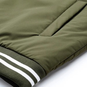 Blouson bombardier Letterman de haute qualité pour hommes hiver corps en laine manches en cuir personnalisé vente en gros veste universitaire de bonne qualité - Product Image 3