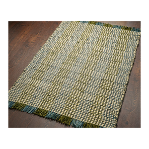 Fusion Artisanal Wool <b>Boho</b> <b>Rug</b> Modern Handmade Geometric Woollen <b>Rug</b> Plush Pile Height Washable for Home Use Bulk Supply - Product Image 1