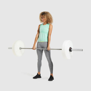 Femmes léger de haute qualité 100% coton Polyester débardeur Long Fitness Style décontracté Yoga Gym respirant Design Top vente XS - Product Image 4