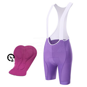Gran oferta, pantalones cortos ajustados con pechera para ciclismo, nombre de equipo personalizado, ropa de ciclismo de poliéster de talla grande - Product Image 1