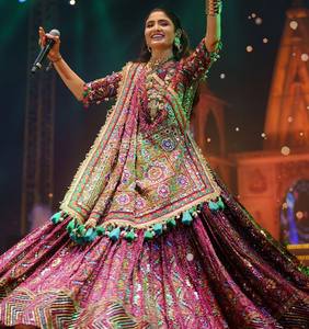 Elegante y Moderno Lehenga Choli Reversible de Algodón Muselina Pesado con Estampado de Espejo para Adultos, Ropa India y Pakistaní para Fiestas - Product Image 1